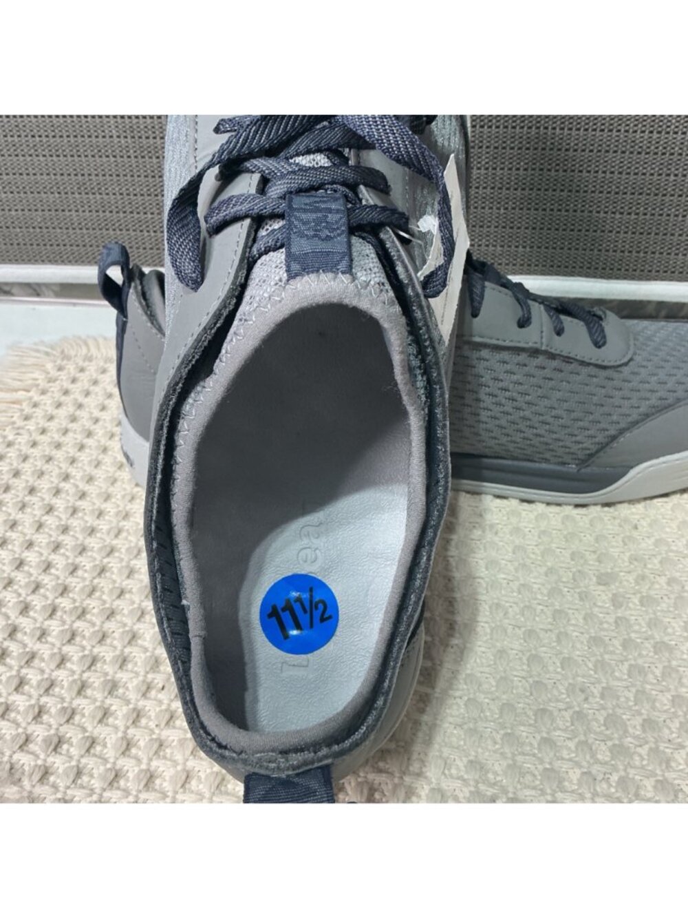 Men Sneakers L.L.Bean Vacationland Sneaker Graphite Casual Walk Size 11.5 Gray - Picture 5 of 7